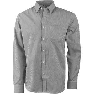 Chemise personnalisée manches longues Net Gris