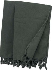 Accessoires-Serviette-Peignoire personnalisé | Ellida Vintage graphite 