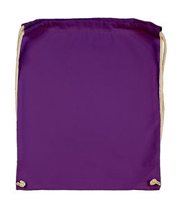 Sac à dos publicitaire | Cotton Drawstring Backpack Lilac