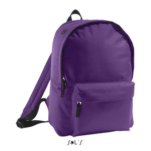 Sac à dos personnalisé en polyester 600d | Rider Violet foncé