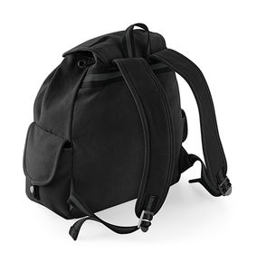 Sac à dos vintage en toile personnalisé | Canvas Backpack Vintage Black