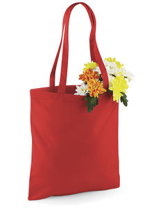 Sac coton à anses longues publicitaire | Tasche Bright red