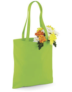 Sac coton à anses longues publicitaire | Tasche Lime Green