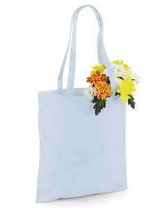 Sac coton à anses longues publicitaire | Tasche Pastel Blue