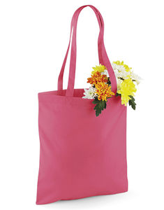 Sac coton à anses longues publicitaire | Tasche Raspberry Pink