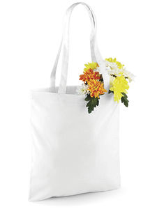 Sac coton à anses longues publicitaire | Tasche White