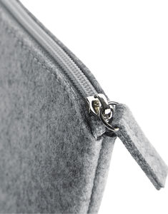 Bagagerie publicitaire | Felt Accessory Pouch Grey Melange