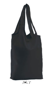 Sac shopping publicitaire pliable | Pix Noir