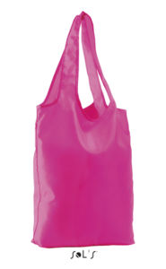 Sac shopping publicitaire pliable | Pix Rose fluo