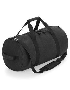 Bagagerie publicitaire | Vintage Canvas Barrel Bag Vintage Black 3