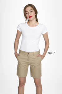 Bermuda publicitaire chino femme | Jasper Women