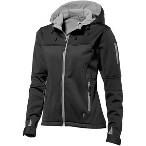 Veste personnalisée softshell femme Match Noir