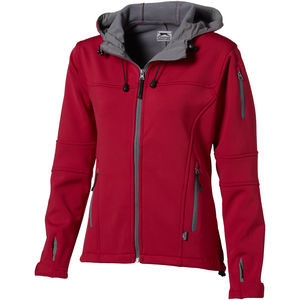 Veste personnalisée softshell femme Match Rouge