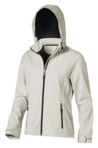 Veste publicitaire softshell femme Langley Gris Clair