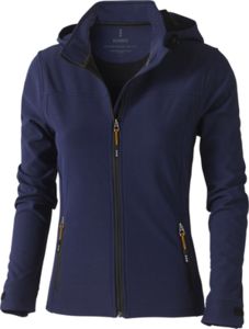 Veste publicitaire softshell femme Langley Marine