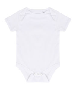 Body enfant publicitaire | Short sleeved bodysuit White