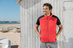 Bodywarmer bi-matière matelassé publicitaire | Skipper