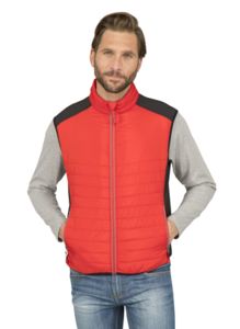 Bodywarmer bi-matière matelassé publicitaire | Skipper 1