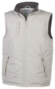 Bodywarmer matelassé et polaire publicitaire | Regate   Beige