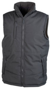 Bodywarmer matelassé et polaire publicitaire | Regate   Dark Grey