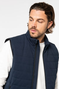 Bodywarmer publicitaire GOTS en maille homme  2