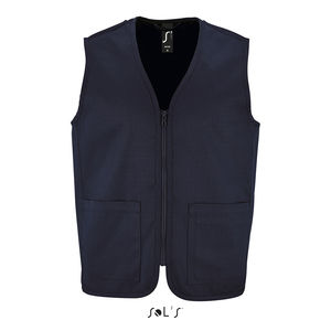 Bodywarmer publicitaire unisexe | Wallace French marine