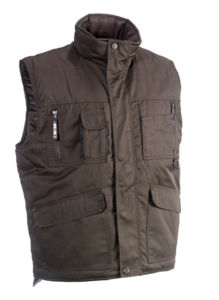 Bodywarmers publicitaires DONAR GILET HK210 Brown