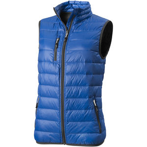 Bodywarmer publicitaire duvet léger femme Fairview Bleu