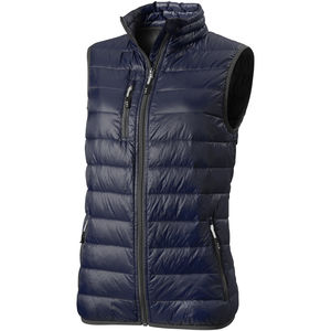 Bodywarmer publicitaire duvet léger femme Fairview Marine