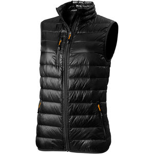 Bodywarmer publicitaire duvet léger femme Fairview Noir