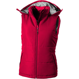 Bodywarmer publicitaire femme Gravel Rouge