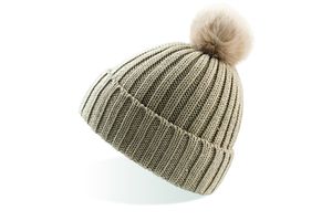 Bonnet avec pompon publicitaire | Chic Kaki