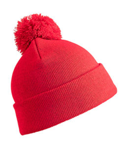 Bonnet publicitaire | Pom pom Red