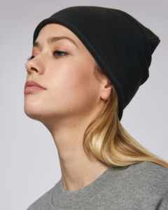 Bonnet en terry | Terry beanie Black