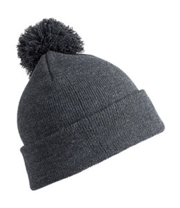 Bonnet personnalisable | Pom pom J Grey