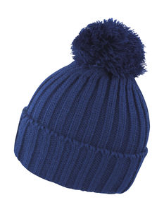 Bonnet publicitaire unisexe | Hdi Quest Knitted Navy