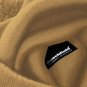 Bonnet tricoté publicitaire unisexe | Barleycove Caramel
