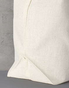 Cabas publicitaire | Double Handle Gusset Bag Natural  