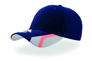 Caquette 6 pans respirante et anti-UV publicitaire | Player Navy
