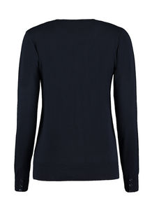Chemise publicitaire femme manches longues col en v | Watermead Navy