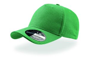 Casquette 5 pans effet nid d'abeille publicitaire | Gear cap Green