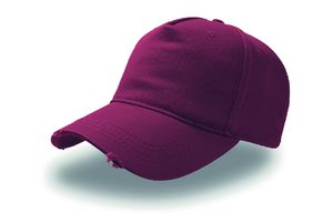 Casquette 5 pans style vintage publicitaire | Cargo cap Burgundy