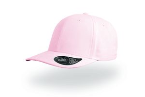 Casquette 6 pans mid visor faux suède publicitaire | Fam Pink