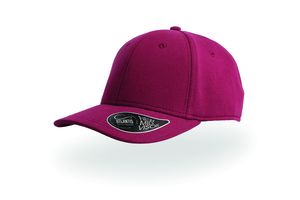 Casquette 6 pans Mid Visor jersey publicitaire | Feed Burgundy