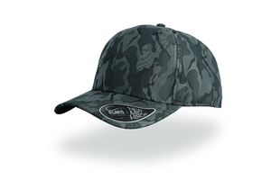 Casquette 6 pans Mid Visor style camouflage publicitaire | Phase Dark Grey