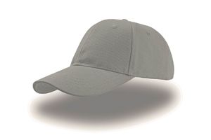 Casquette 6 pans promo publicitaire | Liberty six Light Grey