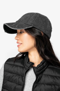 Casquette personnalisable coton bio effet déchiré unisexe 2