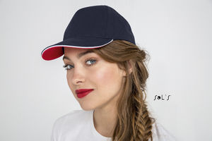 Casquette personnalisée tricolore unisexe | Longchamp