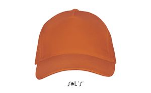 Casquette publicitaire 5 panneaux | Long Beach Orange