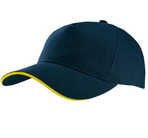 Nooloo | Casquette publicitaire Marine Jaune